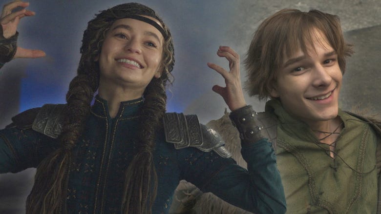 'How To Train Your Dragon' Gag Reel! Mason Thames and Nico Parker Keep Breaking! (Exclusive)